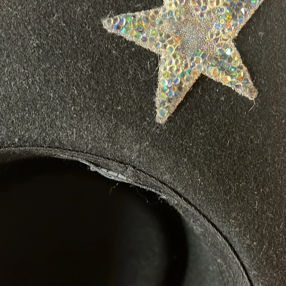 Anthropologie X Wyeth Star-Embellished Hat Black